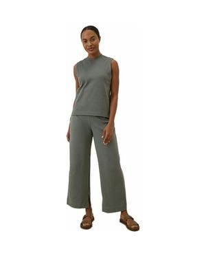 Pact Organic Cotton Airplane Wide Leg Pant - Green