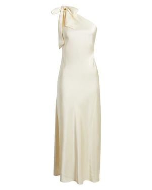 Chelsea28 Bow One-Shoulder Maxi Dress - White