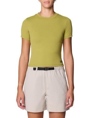 Mountain Hardwear Peak Knit Short Sleeve Tee - Green