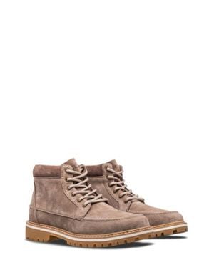 CLAE Romare Lugged Apron Toe Boot - Brown