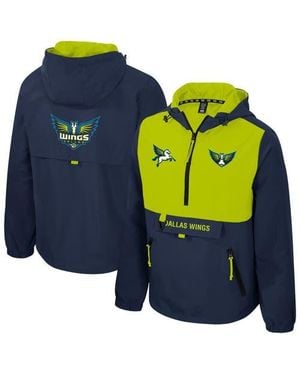 Stadium Essentials Dallas Wings Legends Challenger Quarter-Zip Jacket - Blue