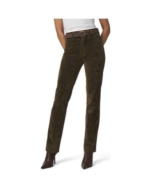 Joe's Jeans The Margot High Waist Slim Faux Suede Jeans - Black
