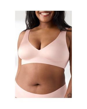 True & Co. True Body Sheen Unlined Wirefree Bralette - Brown