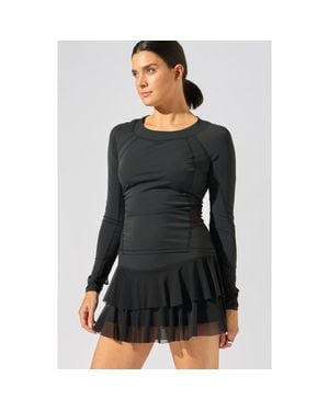 Bobbe Active Her Majesty Long Sleeve Top - Black