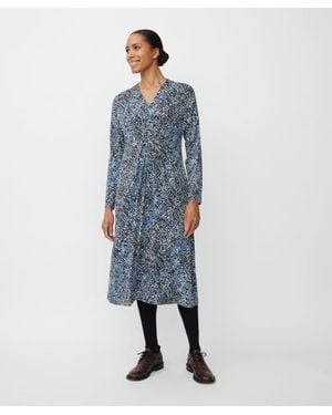 Masai Maotobia Fitted Graphic Print Dress - Blue