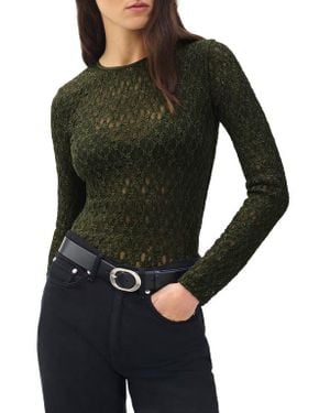 Rag & Bone Ellie Lace Top - Black