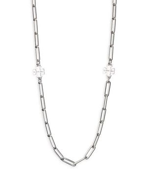 Tory Burch Good Luck Chain Necklace - Blue