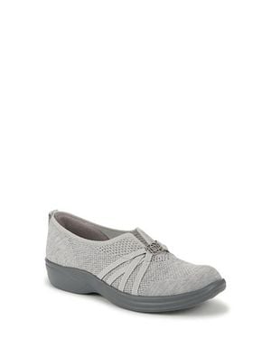 LifeStride Niche Knit Slip-On Sneaker - Gray