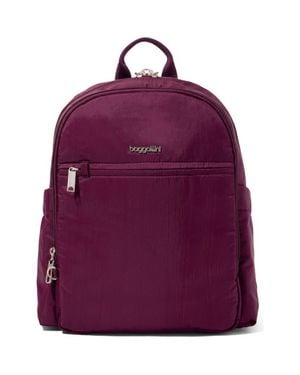 Baggallini Securtex� Anti-Theft Getaway Backpack - Purple