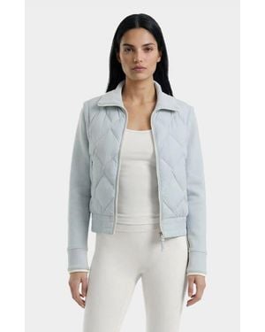 Rudsak Prisa Quilted Light Down Jacket With Removable Sleeves - White