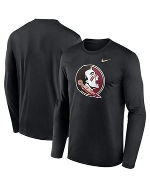 Nike Florida State Seminoles Primetime Primary Legend Long Sleeve T-Shirt - Black