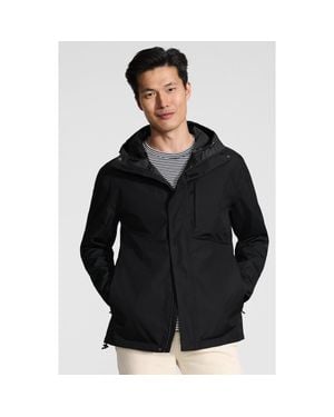 Lands' End Waterproof Raincoat - Black