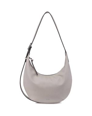 orYANY Crescent Leather Shoulder Bag - Metallic
