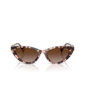 Ralph 53Mm Gradient Cat Eye Sunglasses - Brown