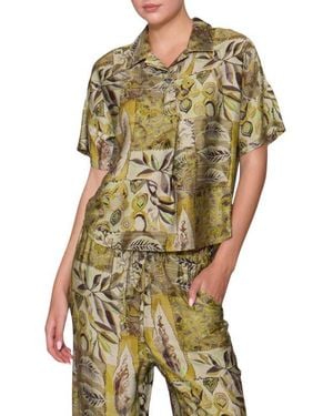 MELLODAY Easy Woven Pullover Shirt - Multicolor