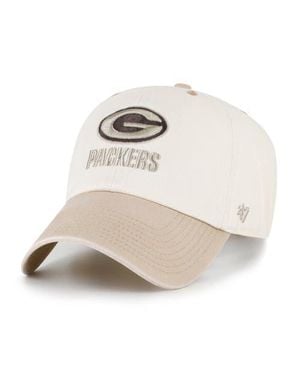'47 Tan Bay Packers Neutral Terrain Clean Up Adjustable Hat - White