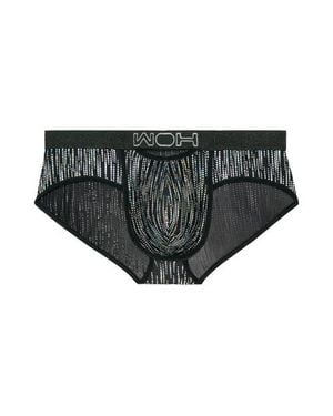 Hom Pure Seduction Mini Briefs - Black