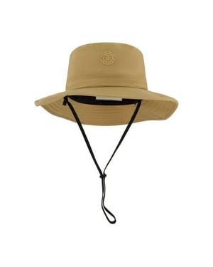 Element Adjustable Boonie Hat With Shock Cord And Wide Brim - Natural