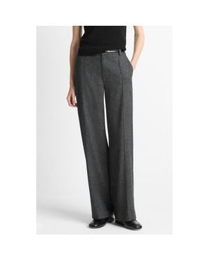 Vince Jasp High Waist Pintuck Pleat Pants - Black