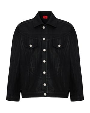 Pcfg Faded Denim Jacket - Black