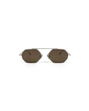 Cossimo Magari 51Mm Metal Frame Sunglasses - Green