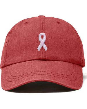 Alix Ribbon Dad Cap - Red