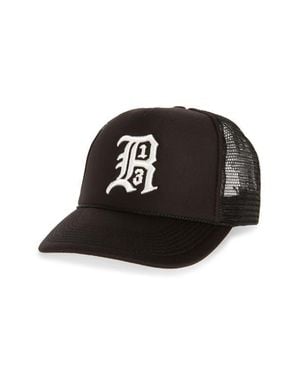 R13 Logo Trucker Hat - Black