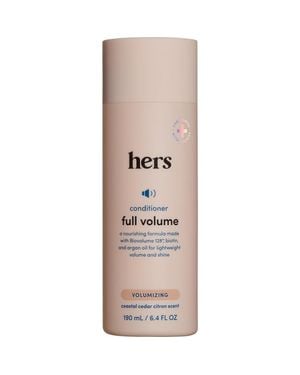 Hims & Hers Full Volume Conditioner Moisturizing, Shine Enhancing, Citrus Spice Formula - Brown