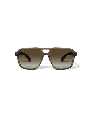 Cossimo Versailles 56Mm Aviator Sunglasses - Brown