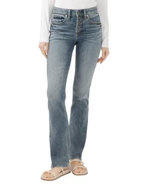 Silver Jeans Co. Avery Slim Bootcut Jeans - Blue