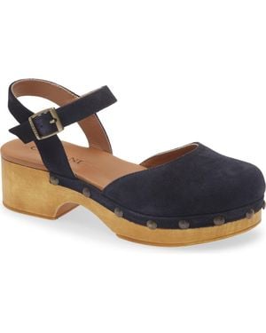 Cordani Winston Ankle Strap Platform Clog - Blue