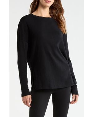 Zella Ease Up Long Sleeve T-Shirt - Black