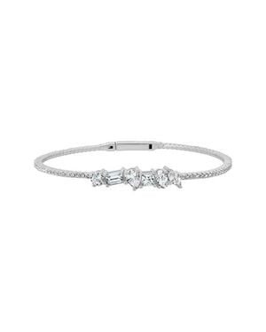 Crislu Luminous Flex Cubic Zirconia Bracelet - Multicolor