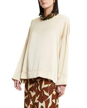 Ottod'Ame Fluid Viscose Blouse - Natural