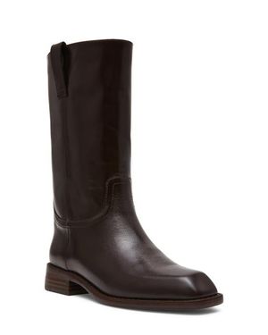 Steve Madden Primo Tall Leather Boot - Black