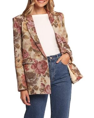 Petal & Pup Dawn Oversize Blazer - Blue