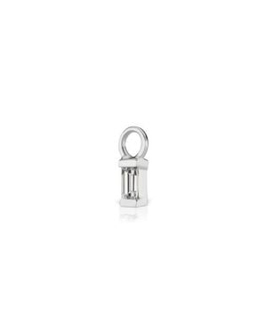 Maria Tash Diamond Baguette Charm - Blue