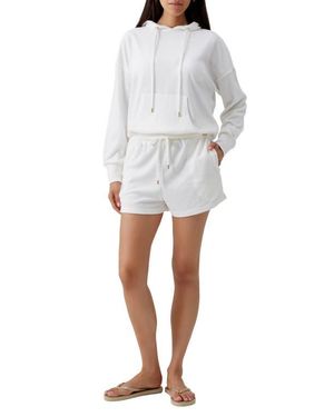 Melissa Odabash Laura Cotton Blend Terry Cover-Up Shorts - White