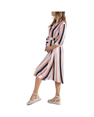 Cache Coeur Normandie Maternity And Nursing Shirt Dress - Pink