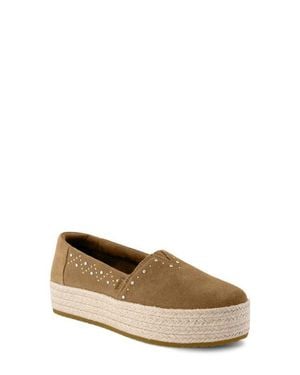 TOMS Valencia Platform Espadrille - Natural
