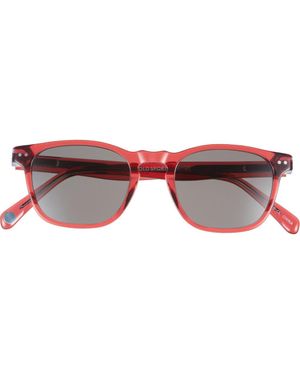 Eyebobs Old Sport 47Mm Polarized Rectangular Sunglasses - Red