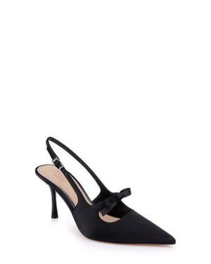 Badgley Mischka Zaya Pointed Toe Slingback Pump - Black