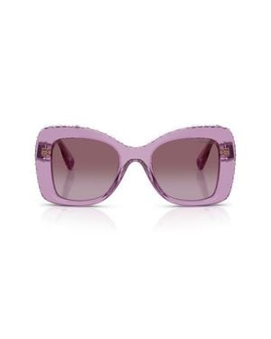 Swarovski 51Mm Butterfly Sunglasses - Purple