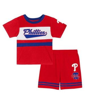 Outerstuff Youth Philadelphia Phillies Bonus Balls T-Shirt & Shorts Set - Red