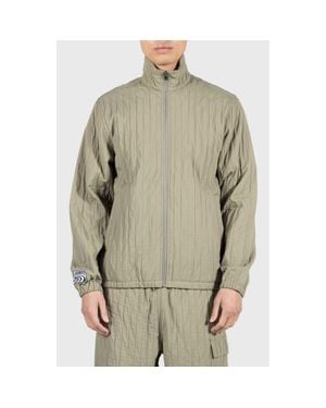 Pleasures Rescue Pleated Track Jacket - Green