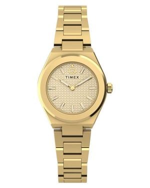 Timex Q Continental Mini 24Mm Stainless Steel Bracelet Watch - Metallic