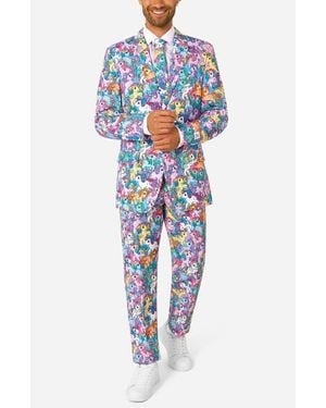 Opposuits X My Little Pony Slim Fit Two-Piece Suit & Tie Set - Blue