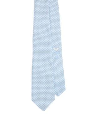 Vineyard Vines Kids' Whale Silk Tie - Blue