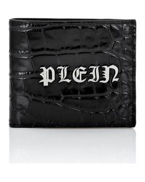 Philipp Plein French Wallet Gothic Plein - Black