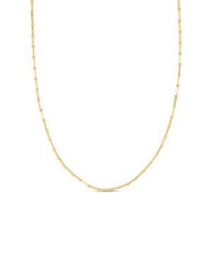 Bony Levy 14K Beaded Chain Necklace - Multicolor